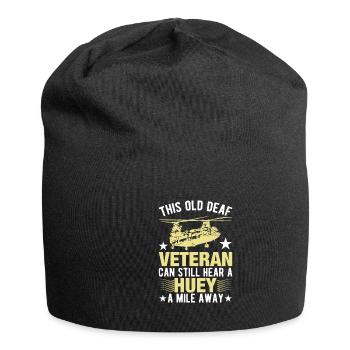 Meile Entfernt Hubschrauber Pilot Vietnam Veteran - Jersey-Beanie - Schwarz - Vorne