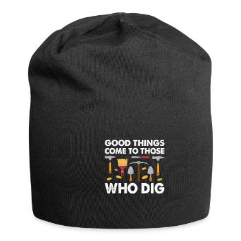 Archäologie Für Männer, Frauen, Anthropologie - Jersey-Beanie - Schwarz - Vorne