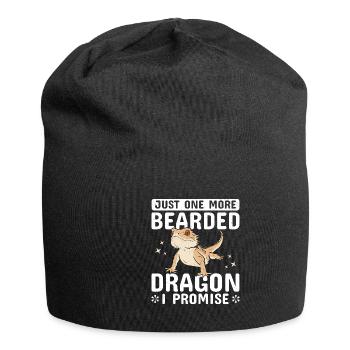 Dragon barbu cool pour hommes et femmes, - Bonnet en jersey - noir - Devant
