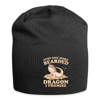 Dragon barbu cool pour hommes et femmes, - Bonnet en jersey - noir - Devant