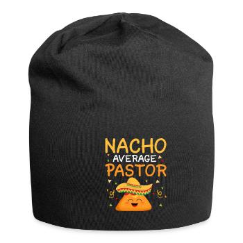 Nacho Average Pastor Preacher Religious Leader - Jersey Beanie - black - Front