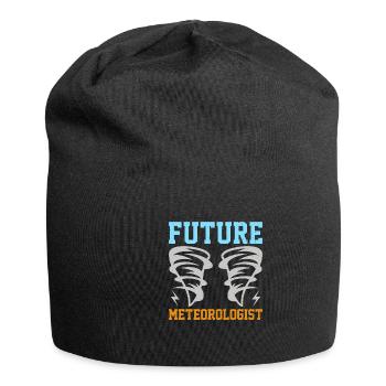 Weather forecast for future meteorologists for - Jersey Beanie - black - Front