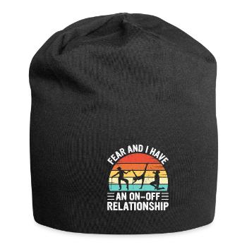 Fear And I Have An On-off Relationship - Jersey Beanie - black - Front