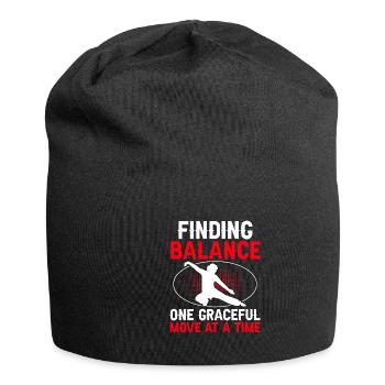 Cool Tai Chi Art For Grandpa Men, Martial Arts Tai - Jersey Beanie - black - Front