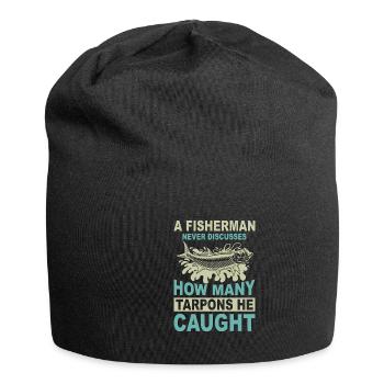 Tarpon Fishing Fishing Fisherman Anglers - Jersey-Beanie - Schwarz - Vorne