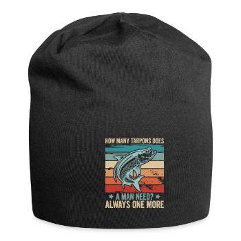 Tarpon Fishing Freshwater Fish Species Fishing - Jersey Beanie - black - Front