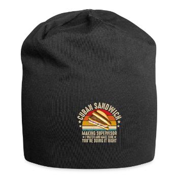 Entdecken Sie Die Welt Der Sandwich-meisterschaft - Jersey-Beanie - Schwarz - Vorne