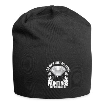 Diamonds Painting for Art Lovers - Jersey Beanie - black - Front