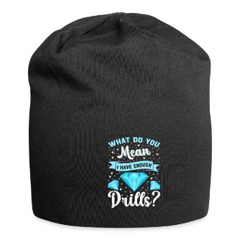 Diamonds Painting for Art Lovers - Jersey Beanie - black - Front
