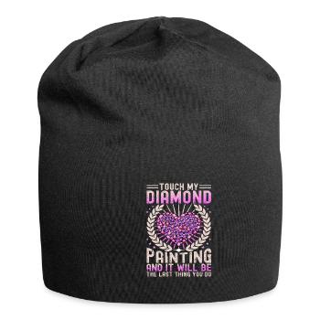 Diamonds Painting for Art Lovers - Jersey Beanie - black - Front