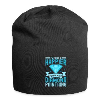 Diamonds Painting for Art Lovers - Jersey Beanie - black - Front