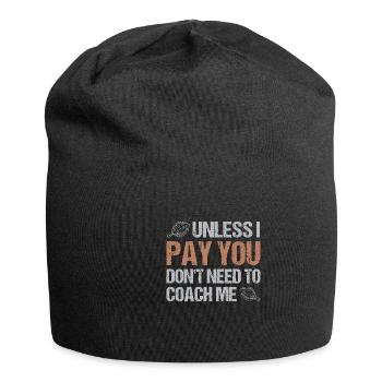 Fischer Fischen Angler Sportangler - Jersey-Beanie - Schwarz - Vorne