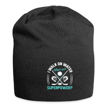 Hockey Hockey Players Playing Hockey - Jersey Beanie - black - Front