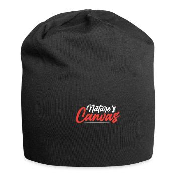 Blattpeeper Herbst Laub Herbst Peeper - Jersey-Beanie - Schwarz - Vorne