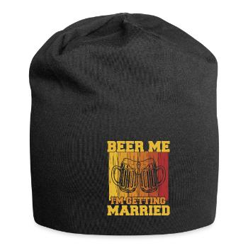 Bier Brauen für Bierliebhaber Hochzeit - Jersey-Beanie - Schwarz - Vorne