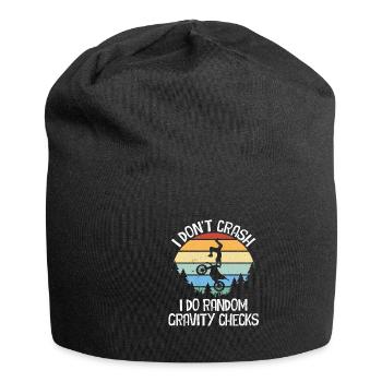 Motorcycle Motorcyclist Men Motorcycle - Jersey Beanie - black - Front
