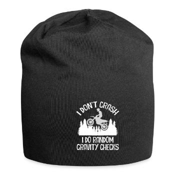 Motorcycle Motorcyclist Men Motorcycle - Jersey Beanie - black - Front