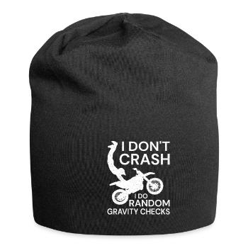 Motorcycle Motorcyclist Men Motorcycle - Jersey Beanie - black - Front