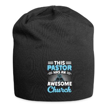 Prêtre Pasteur Don pour les chrétiens - Bonnet en jersey - noir - Devant