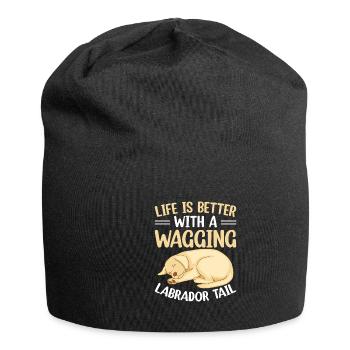 Propriétaire d’un labrador retriever américain Papa de laboratoire noir - Bonnet en jersey - noir - Devant