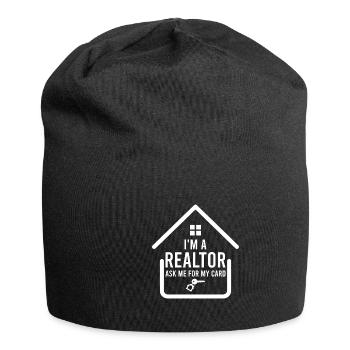 Agents immobiliers Agents immobiliers - Bonnet en jersey - noir - Devant