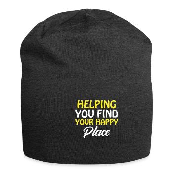 Immobilienmakler Makler Immobilien - Jersey-Beanie - Anthrazit - Vorne