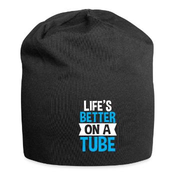 Sommer Float Trip River Tubing Party Beach Outfit - Jersey-Beanie - Schwarz - Vorne