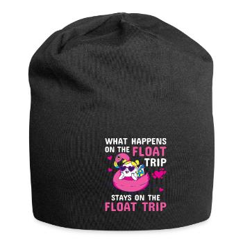 Flotteur d’été Rivière Tubing Fête Tenue de plage - Bonnet en jersey - noir - Devant