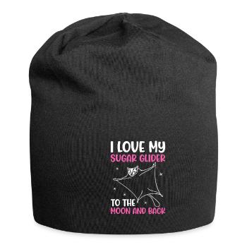 Sugar glider - Jersey Beanie - black - Front
