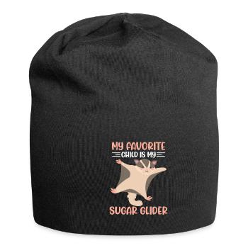 Sugar glider - Jersey Beanie - black - Front