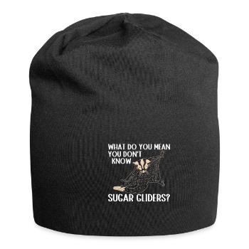 Sugar glider - Jersey Beanie - black - Front