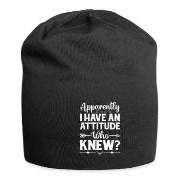 Schottisches Hochlandrind für Landwirte - Jersey-Beanie - Schwarz - Vorne