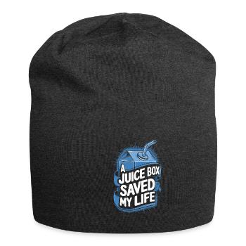 Drink Bottle Save My Life - Jersey Beanie - charcoal grey - Front