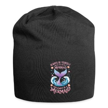 Meerjungfrau Sei immer du selbst Mädchen - Jersey-Beanie - Schwarz - Vorne