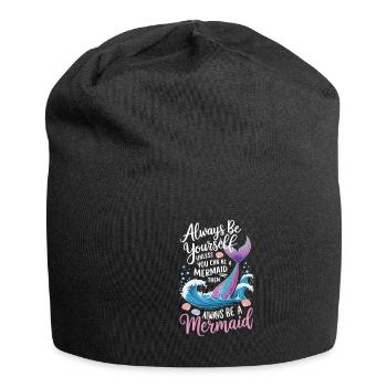Meerjungfrau Sei immer du selbst Mädchen - Jersey-Beanie - Schwarz - Vorne