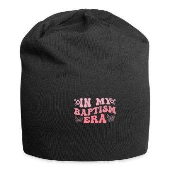 Temps pour mon baptême Première Communion - Bonnet en jersey - noir - Devant