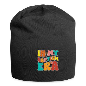 Temps pour mon baptême Première Communion - Bonnet en jersey - noir - Devant