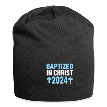 Temps pour mon baptême Première Communion - Bonnet en jersey - noir - Devant