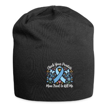 Vérifier votre cancer de la prostate - Bonnet en jersey - noir - Devant