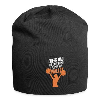 A normal father a cooler athlete - Jersey Beanie - black - Front
