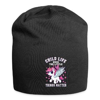 La vie des enfants des petites choses une pédiatrie - Bonnet en jersey - noir - Devant