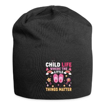 La vie des enfants des petites choses une pédiatrie - Bonnet en jersey - noir - Devant