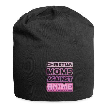 Mères chrétiennes vs Anime - Bonnet en jersey - noir - Devant
