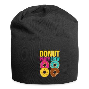 Donut Party Crew - Jersey Beanie - black - Front