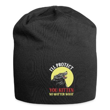 Pandabär Hast Zusätzlichen Reis Gesagt - Jersey-Beanie - Schwarz - Vorne