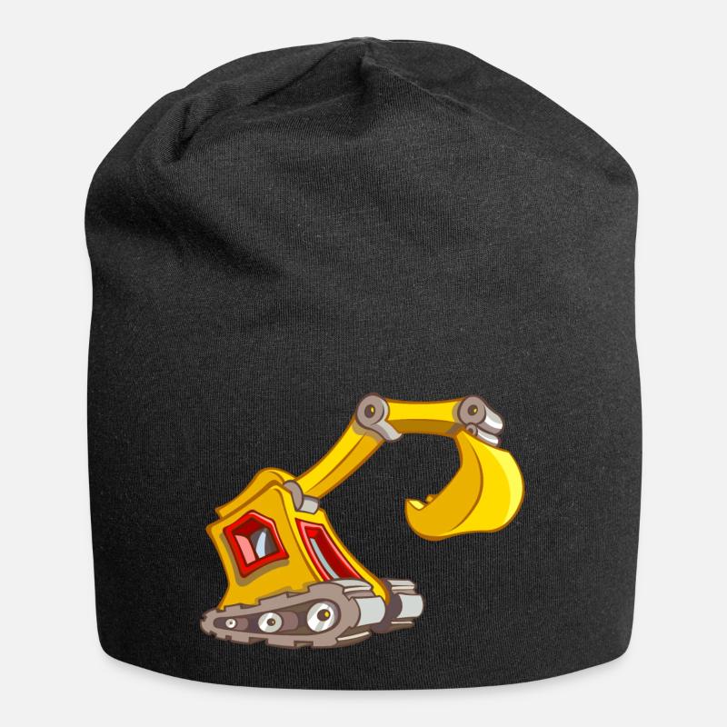 Baggerlader - Jersey-Beanie - Schwarz