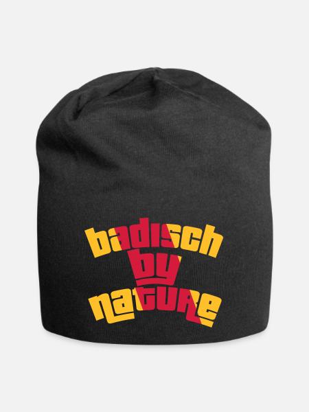 Badisch by nature - Jersey-Beanie - Schwarz