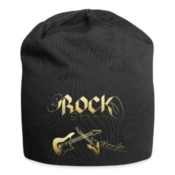 Rock Star - Jersey-Beanie - Schwarz - Vorne
