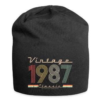 Pseudo anniversaire Vintage Classic 1987 - Bonnet en jersey - noir - Devant