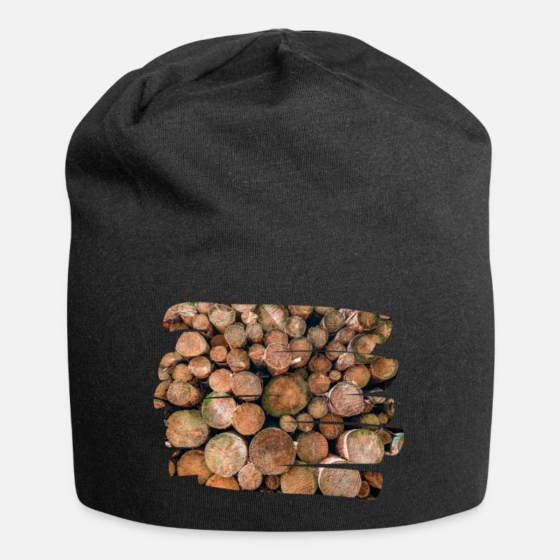Holzfäller - Jersey-Beanie - Schwarz